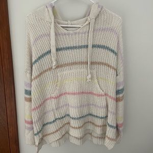 Knit beach cover up sweater